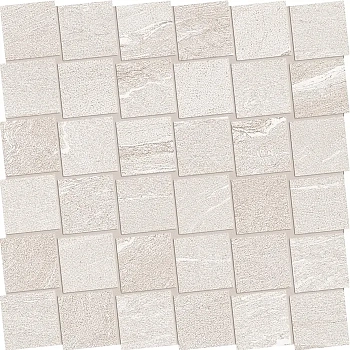 Ergon Stone Talk Mosaico Dado Martellata White Naturale 30x30 / Эргон Стоун Тальк Мосаико Дадо
 Мартеллата Уайт Натуралье 30x30 